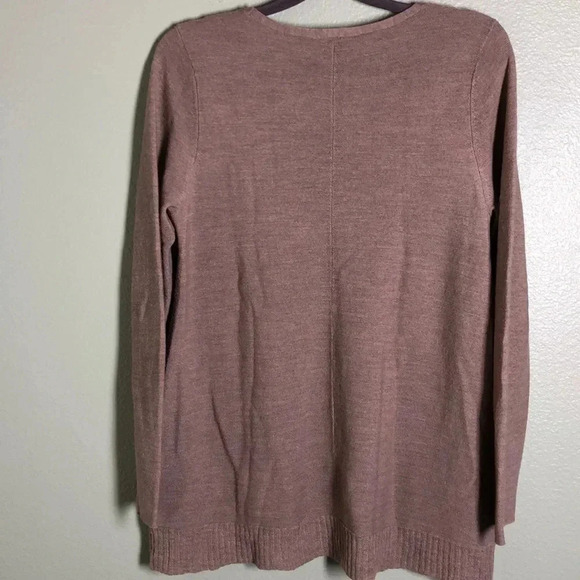 EILEEN FISHER Beige Moreno Wool Sweater - Picture 3 of 8